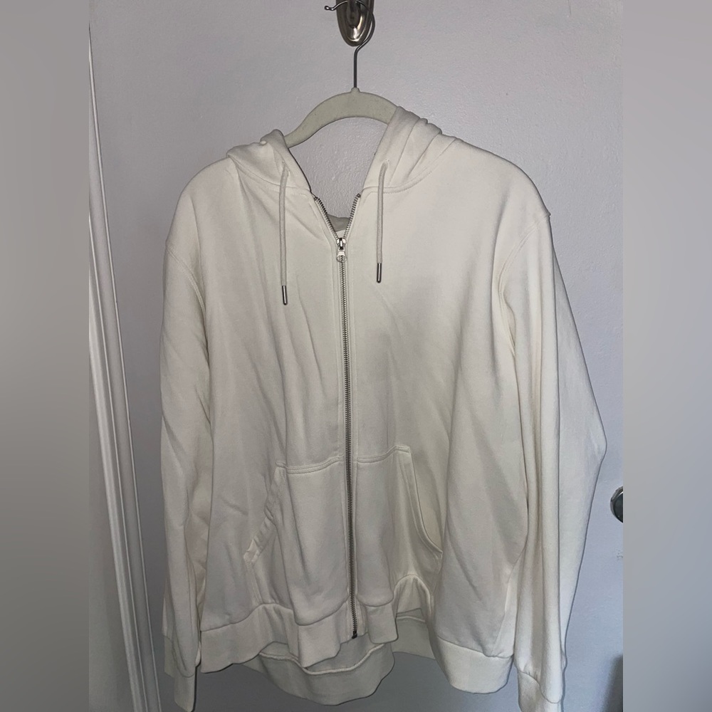 White/ Cream H&M Zip-Up
